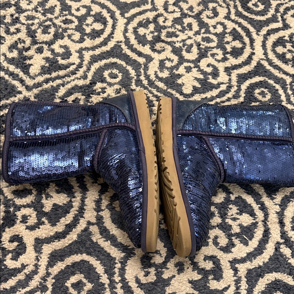 Blue Sequence Uggs - Picture 4 of 8